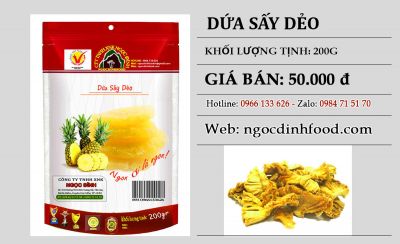 DỨA SẤY DẺO