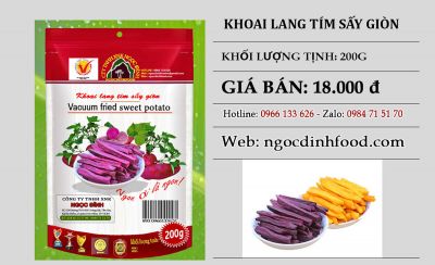 KHOAI LANG TÍM SẤY GIÒN