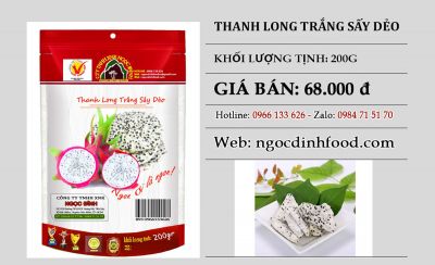 THANH LONG TRẮNG SẤY DẺO